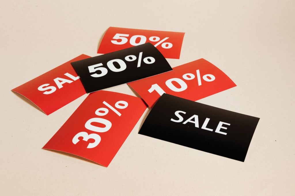 sale tags